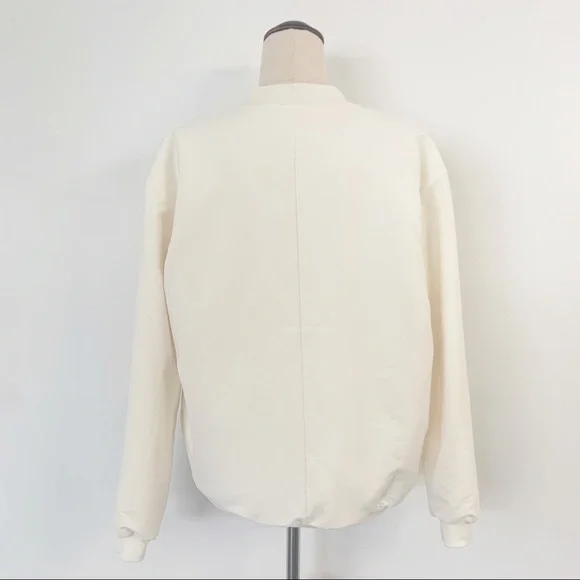 Gymshark x Whitney Simmons Reversible Oversized Jacket Coat White Sherpa Size XS - Picture 2 of 9